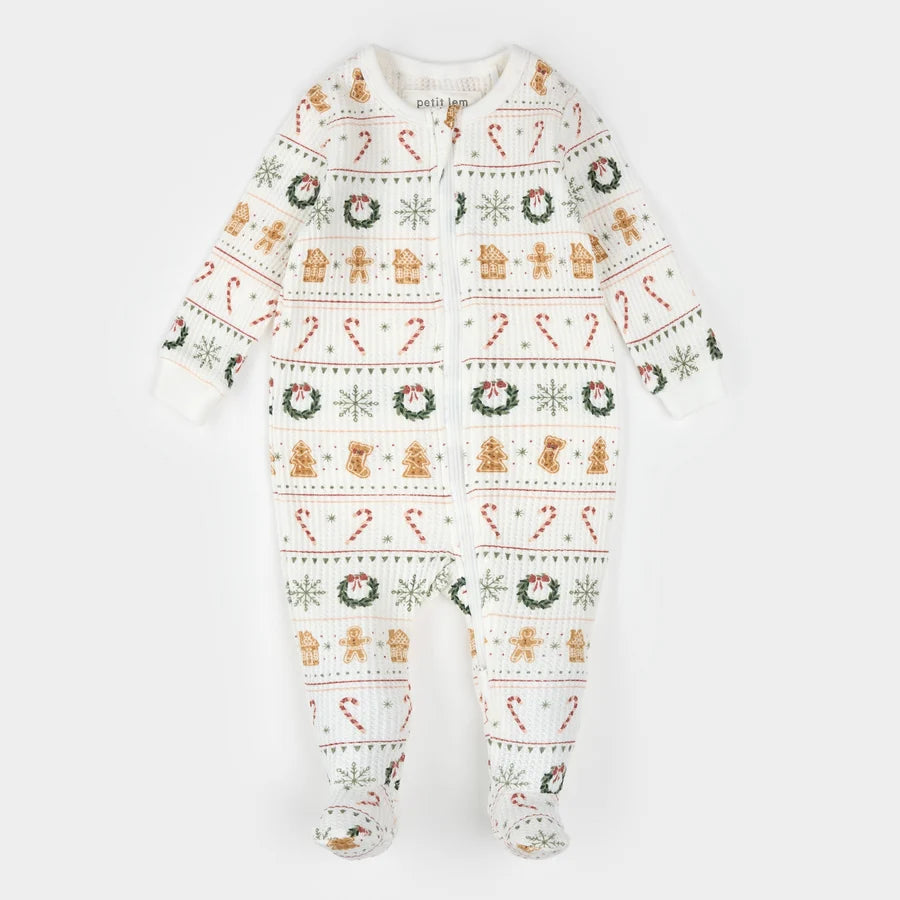 Holiday Treats Thermal Footed Sleeper