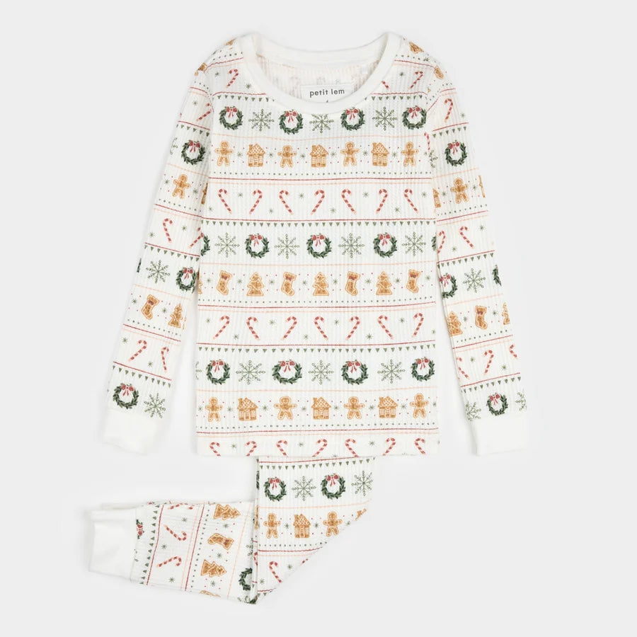 Holiday Treats Thermal Pj Set