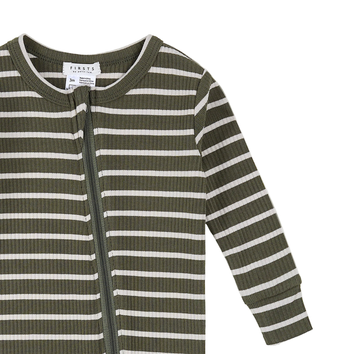 Farm Green Striped Modal Rib Sleeper
