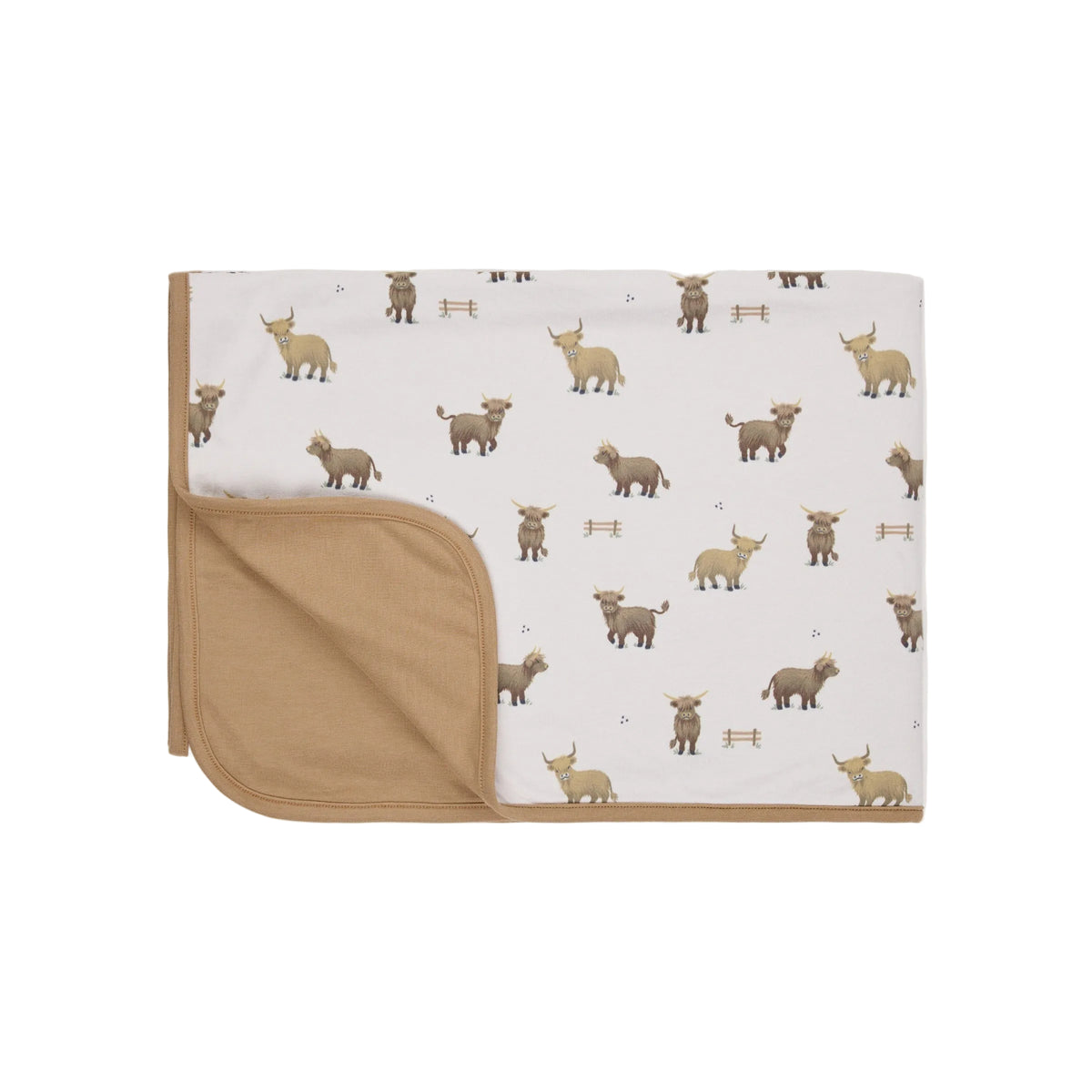 Highland Cow LunaKnit Jersey Blanket