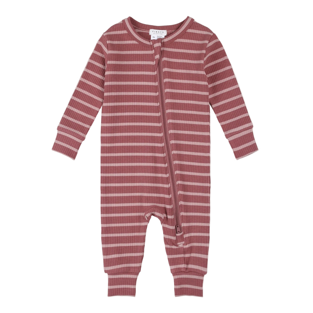 Jazzberry Striped Modal Rib Sleeper