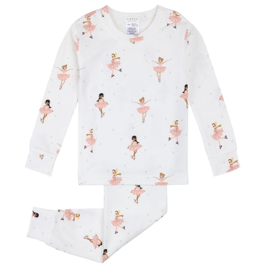 Skates Two-Piece Infant Pajama Set flat lay