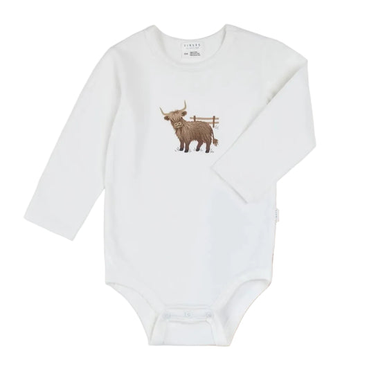 Highland Cow 2pc LunaKnit Bodysuit Set
