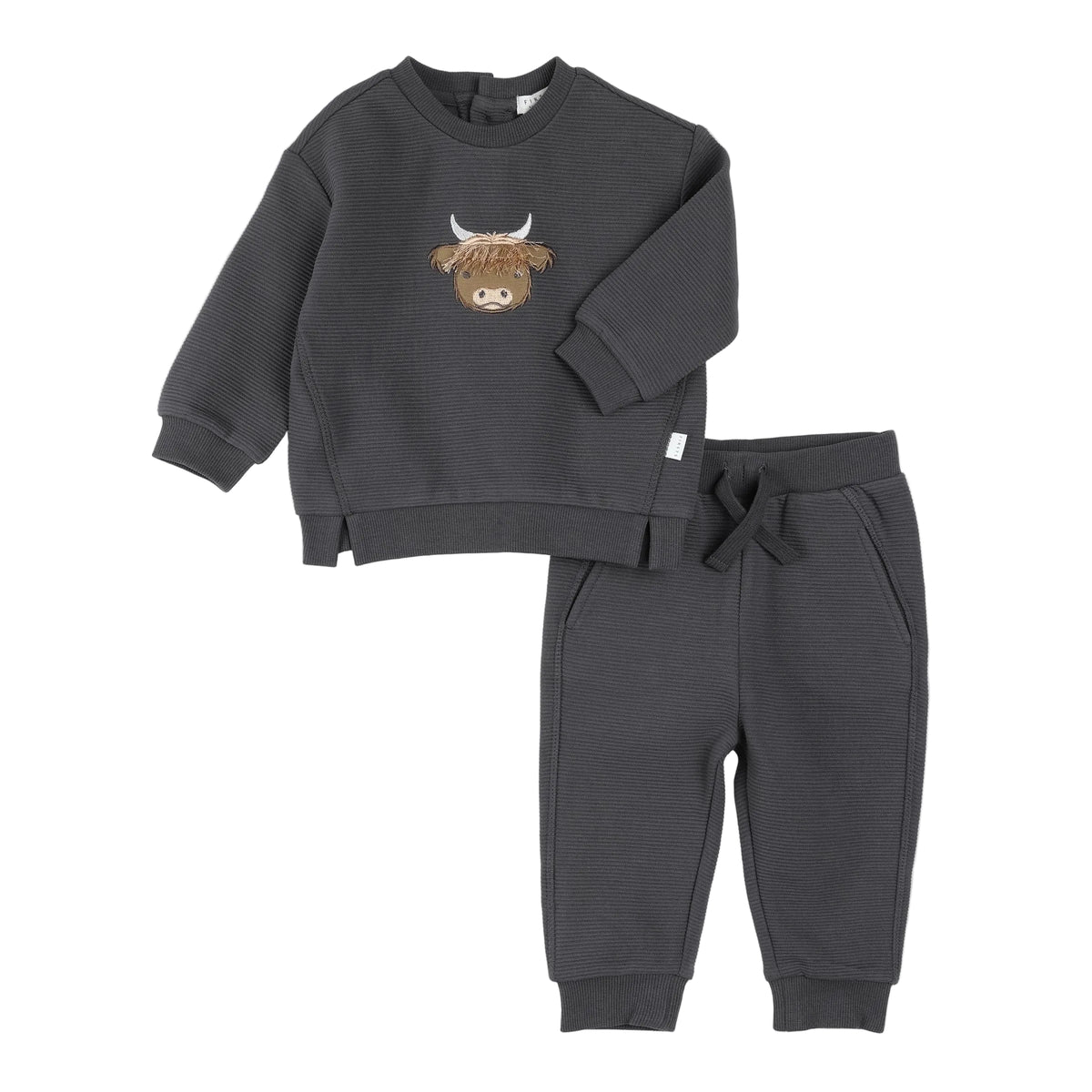 Highland Cow Ottoman Outfit Set