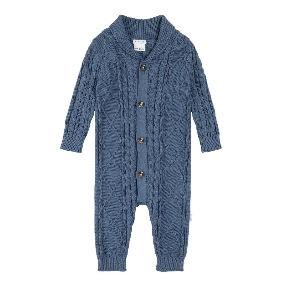 Indigo Sweater Knit Playsuit