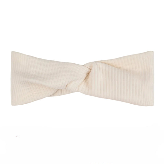 Solid Ivory Knot Headband