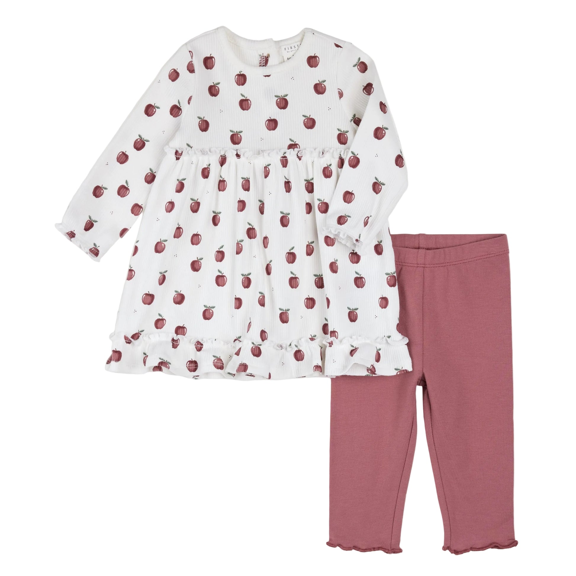 Apple Orchard Ribbed Dress Set