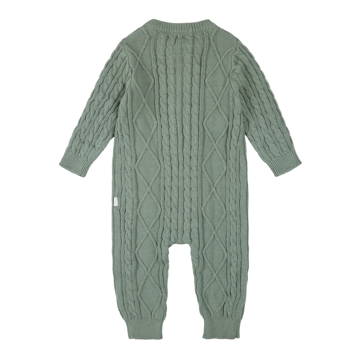Apple Print Sweater Knit Playsuit
