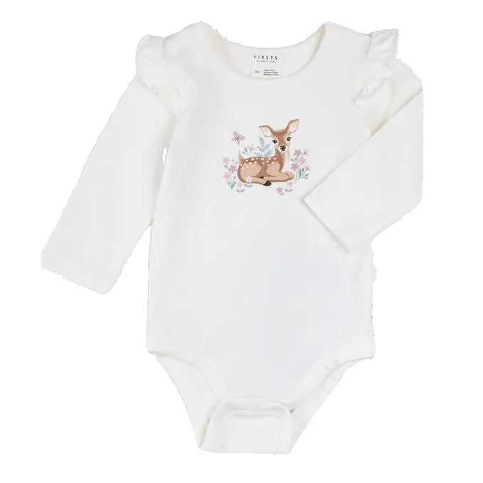 Fall Fawn Long Sleeve Bodysuit