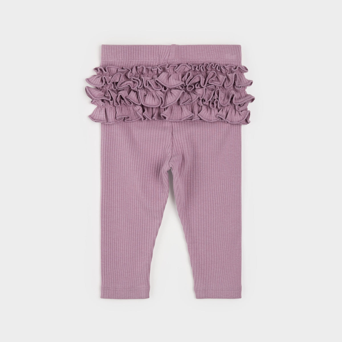 Fall Fawn 2pc LunaKnit Bodysuit Set back flat lay