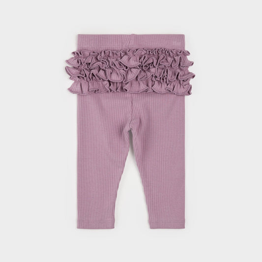 Fall Fawn 2pc LunaKnit Bodysuit Set back flat lay