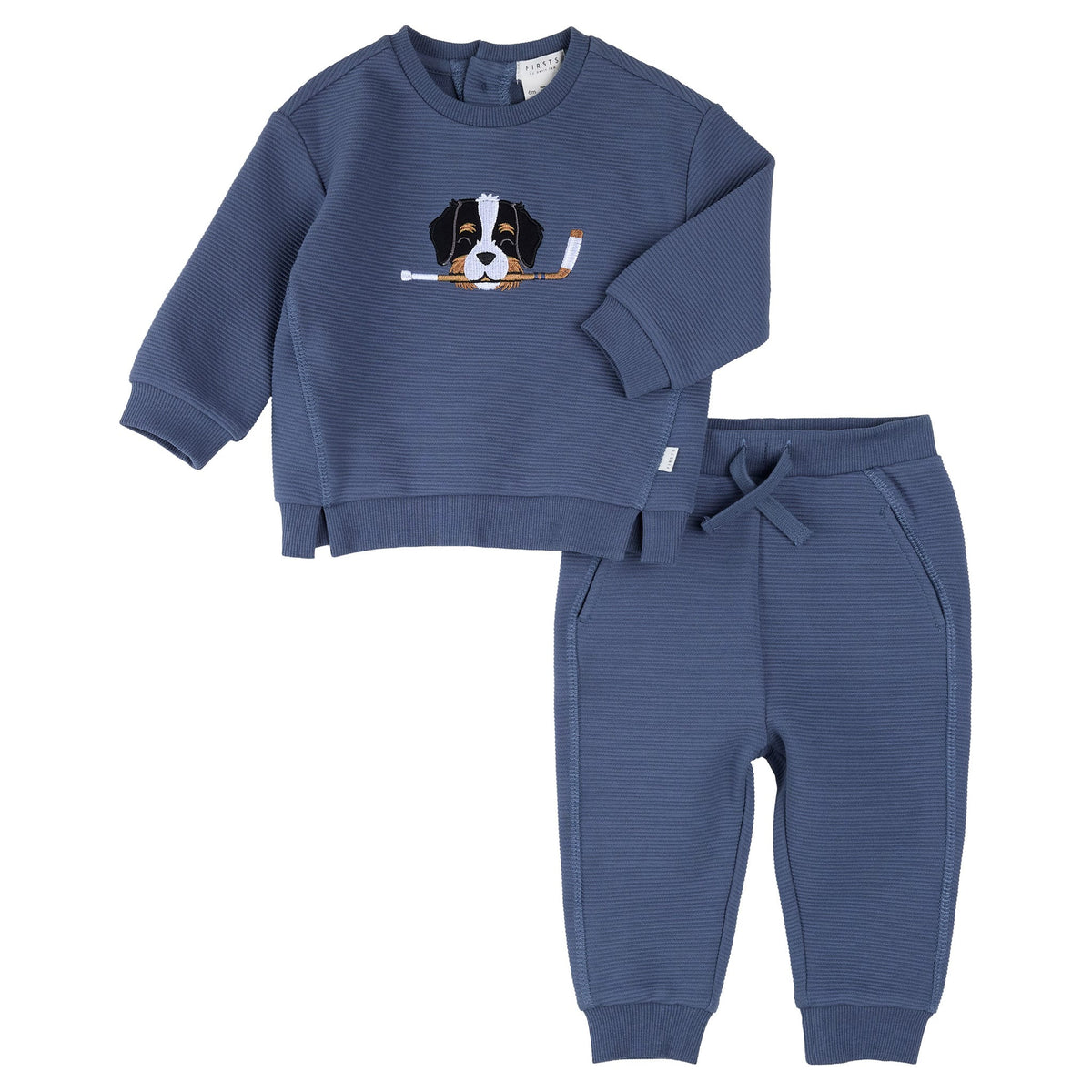 Hockey Ottoman Sweatshirt Set flat lay