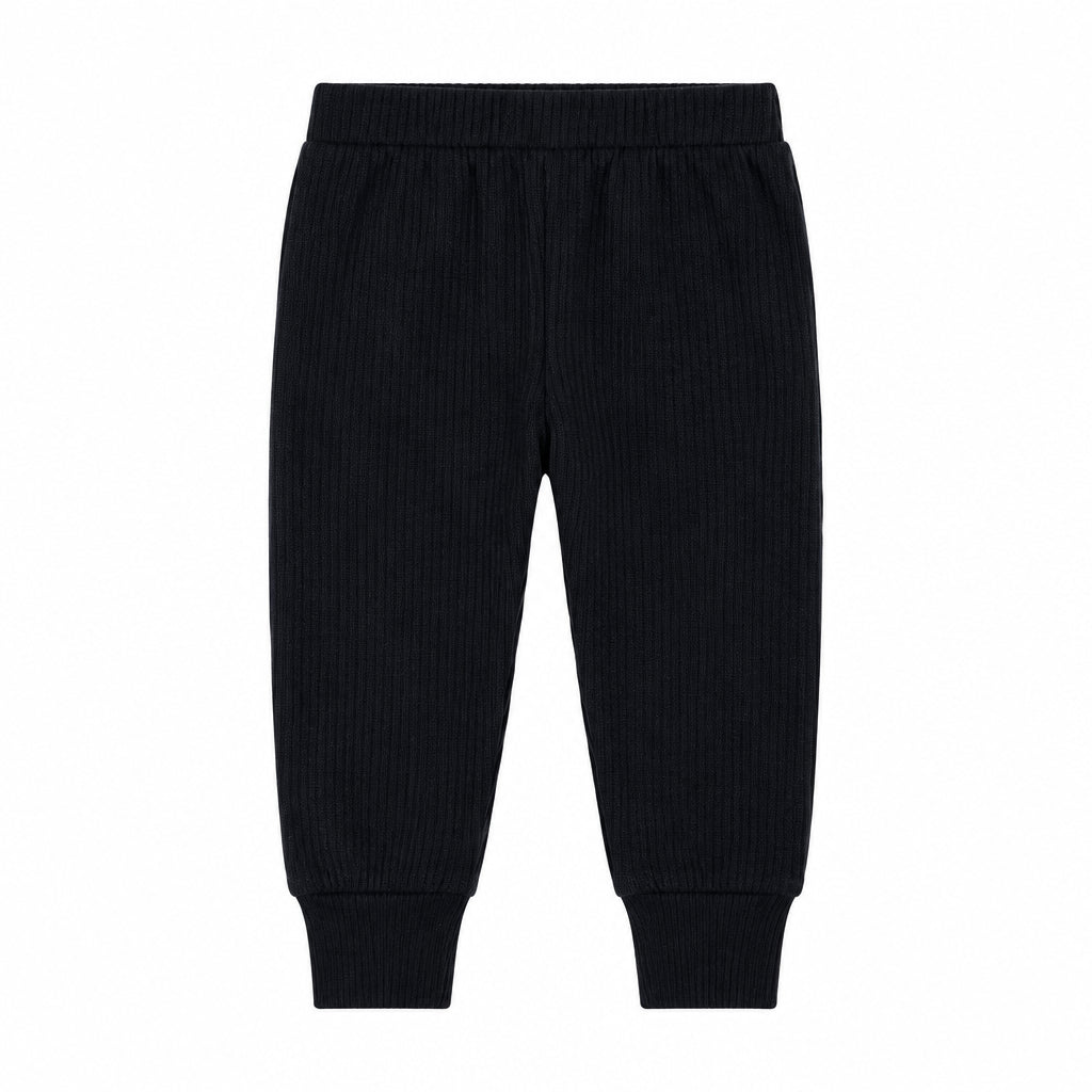 Navy Blue Ribbed Pants