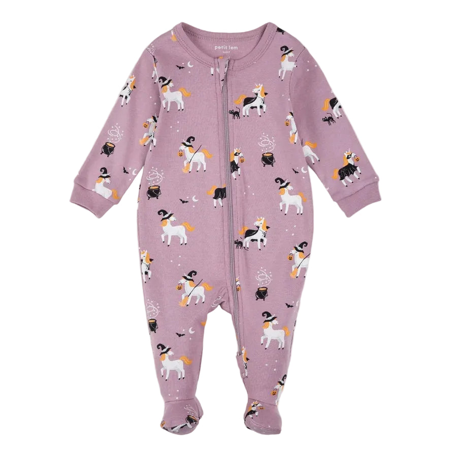 Dusty Purple Footed Sleeper Knit