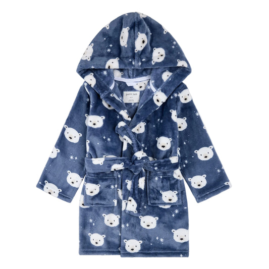 Blue Dk. Robe Knit flat lay