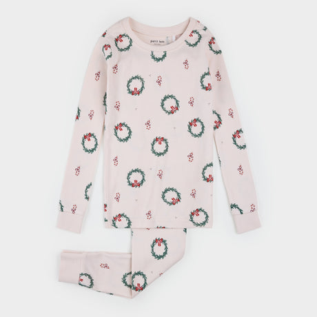 Deck the Halls Pink Pj Set