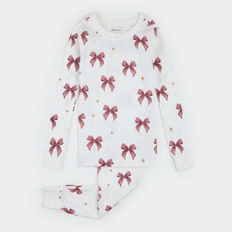 Glitter & Bows Ivory Pj Set