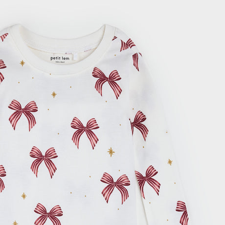 Glitter & Bows Ivory Pj Set