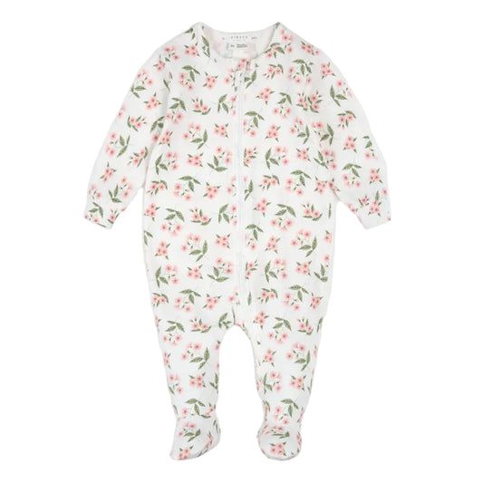 Pink Blossom Footed Sleeper