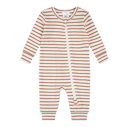Brick Striped Modal Rib Sleeper