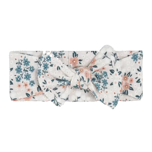 Blue & Pink Floral Headband