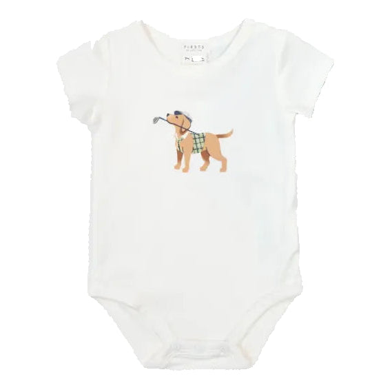 Golfing Pup S/S Onesie