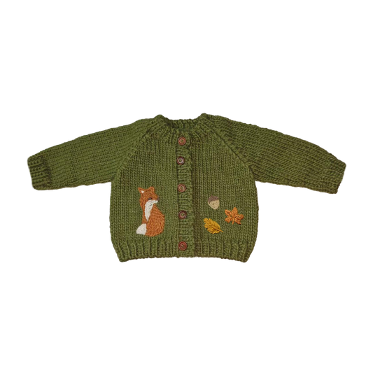 Organic Fox Cardigan