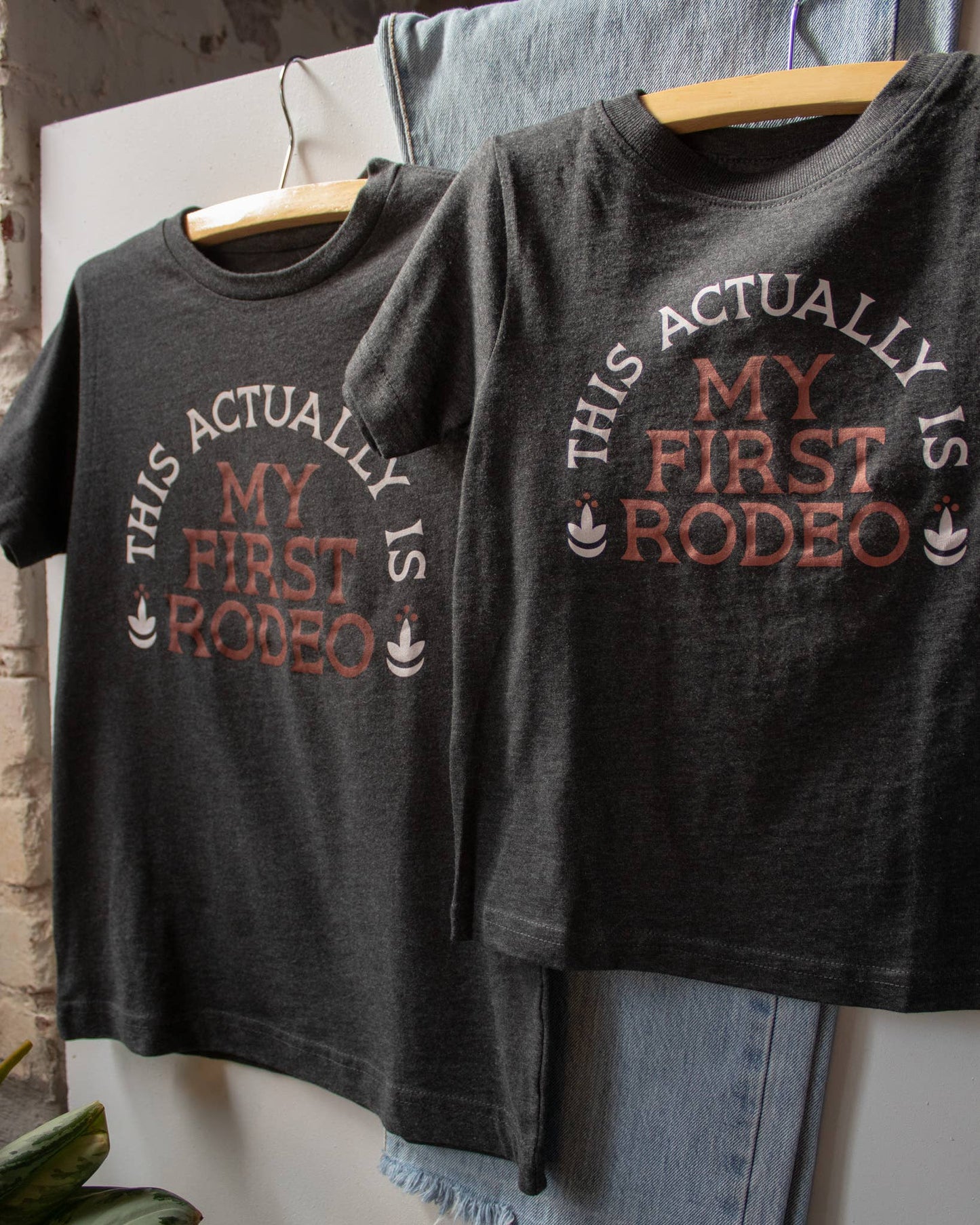 Actually My First Rodeo Western Kids Tee