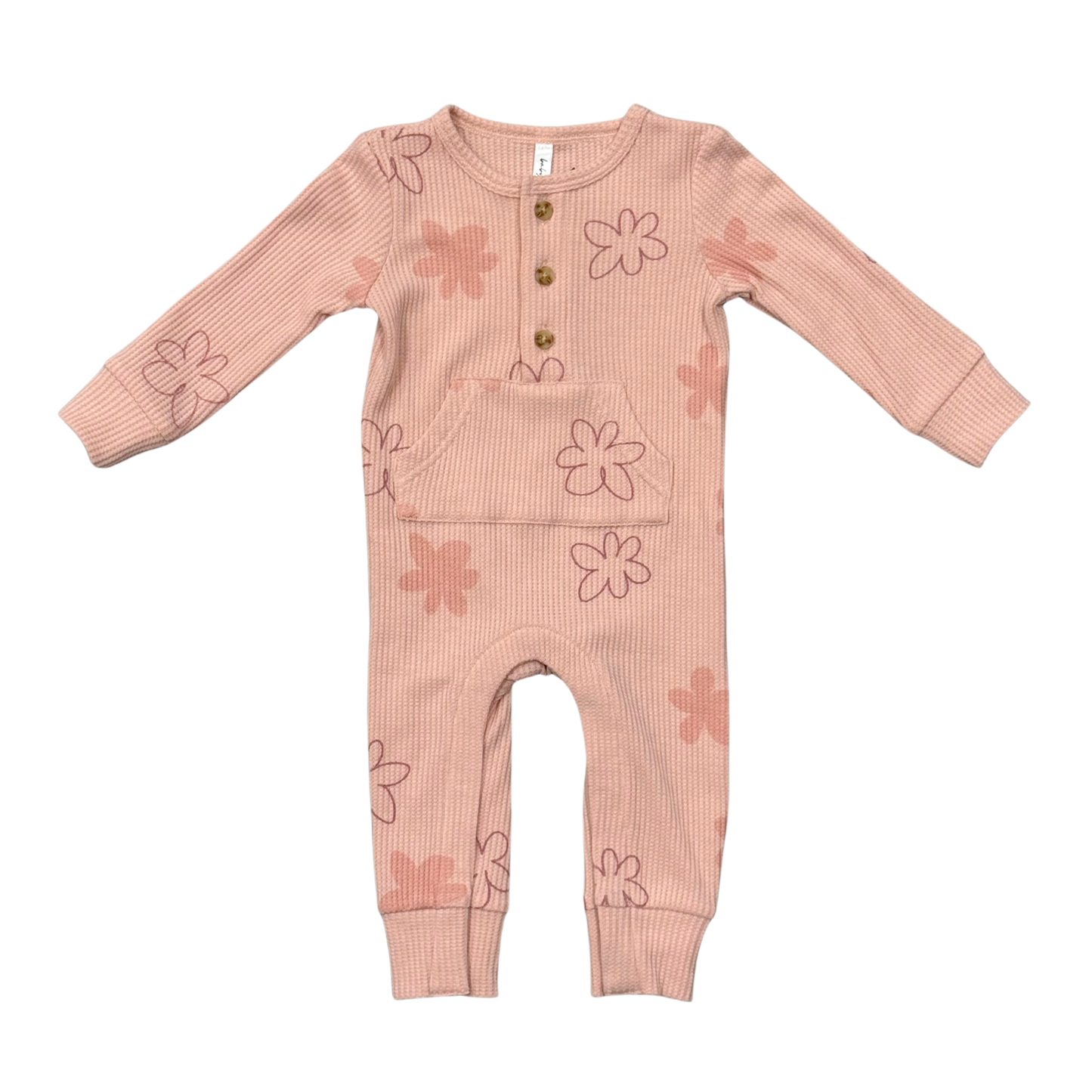Daisy Doodle Waffle Romper