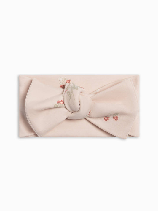 Hattie Bow Wrap - Raspberries / Shell + Mint