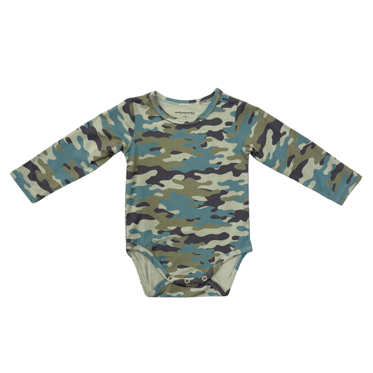 Long Sleeve Camouflage Bodysuit
