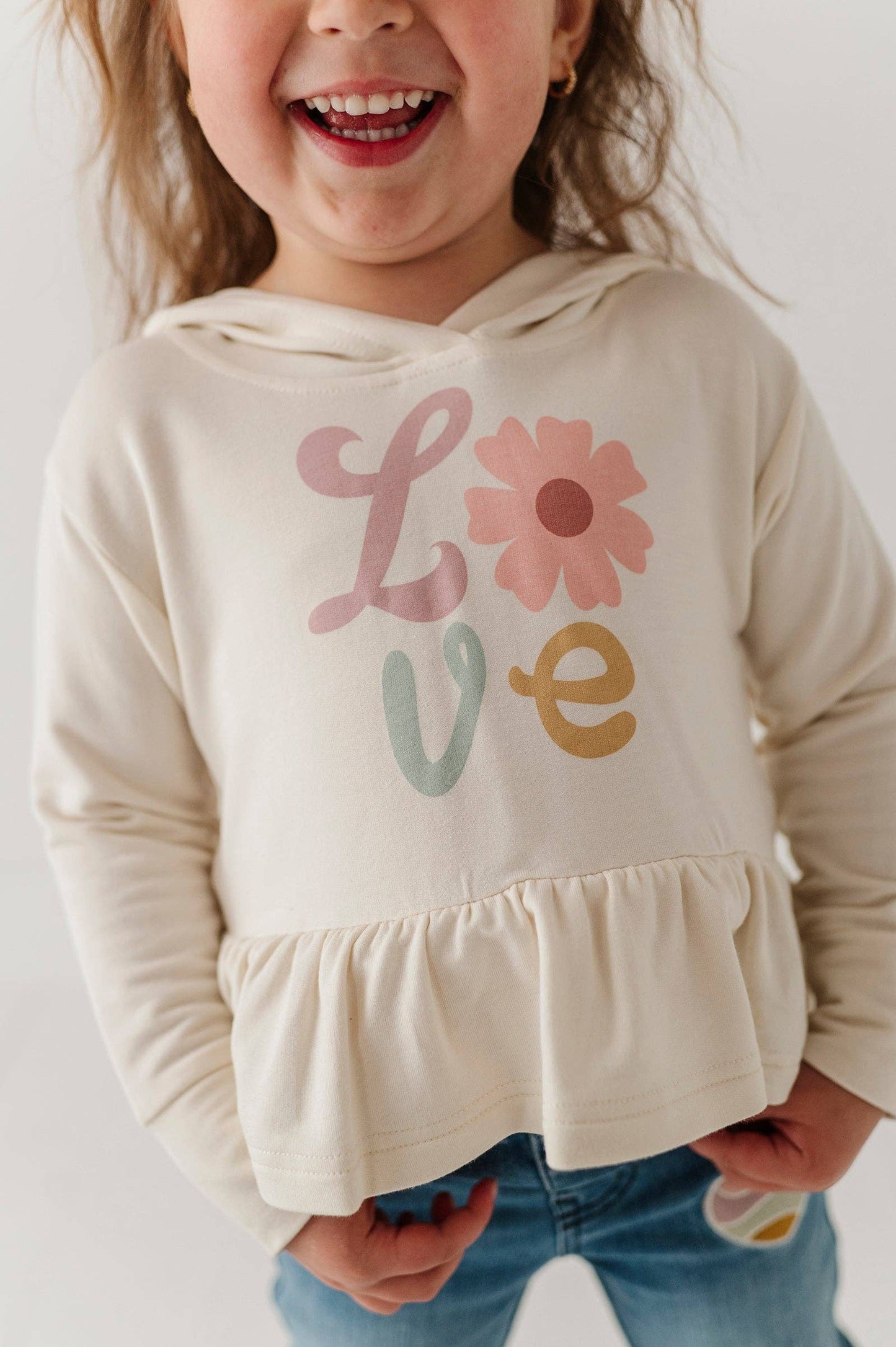 Daisy Love Peplum Hoodie