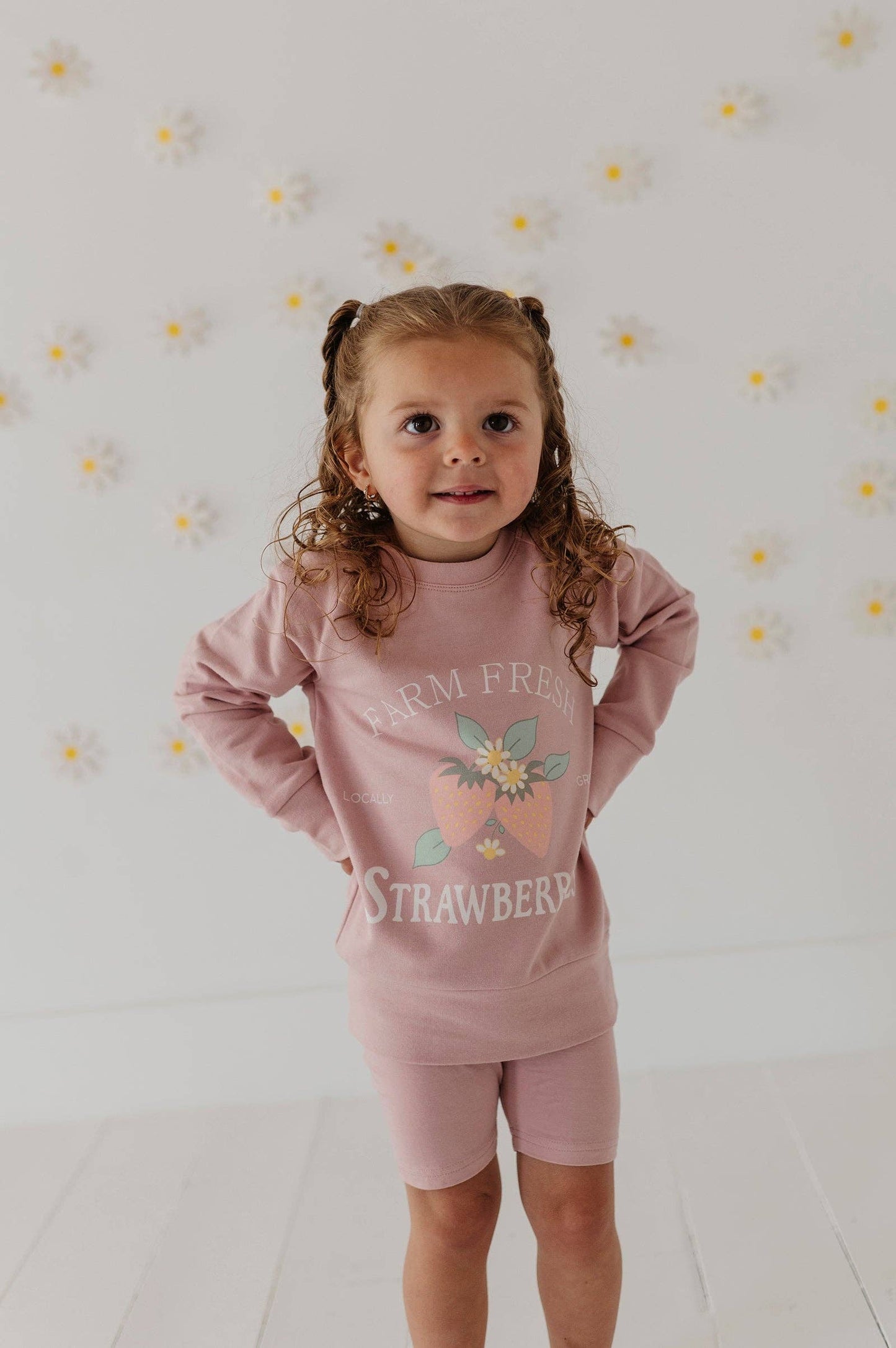 Farm Fresh Strawberries Raglan Sweatshirt