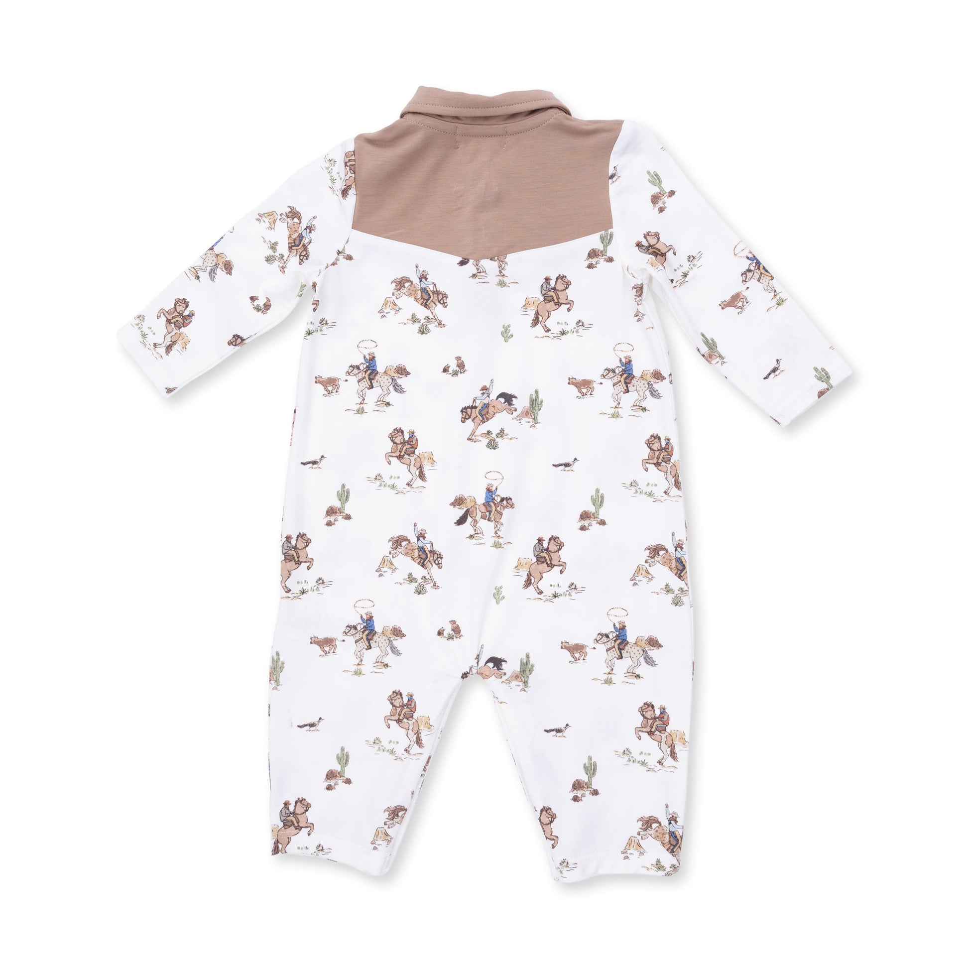 Horse Wrangler Long Sleeve Cowboy Romper
