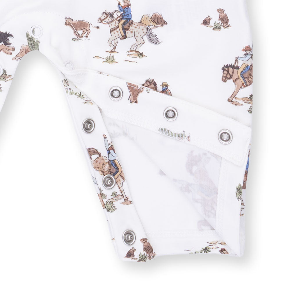 Horse Wrangler Long Sleeve Cowboy Romper