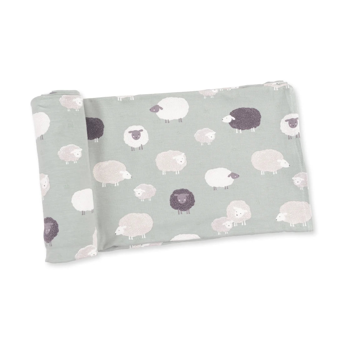 Black Sheep Swaddle Blanket