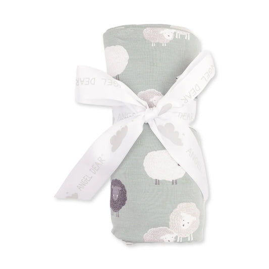 Black Sheep Swaddle Blanket