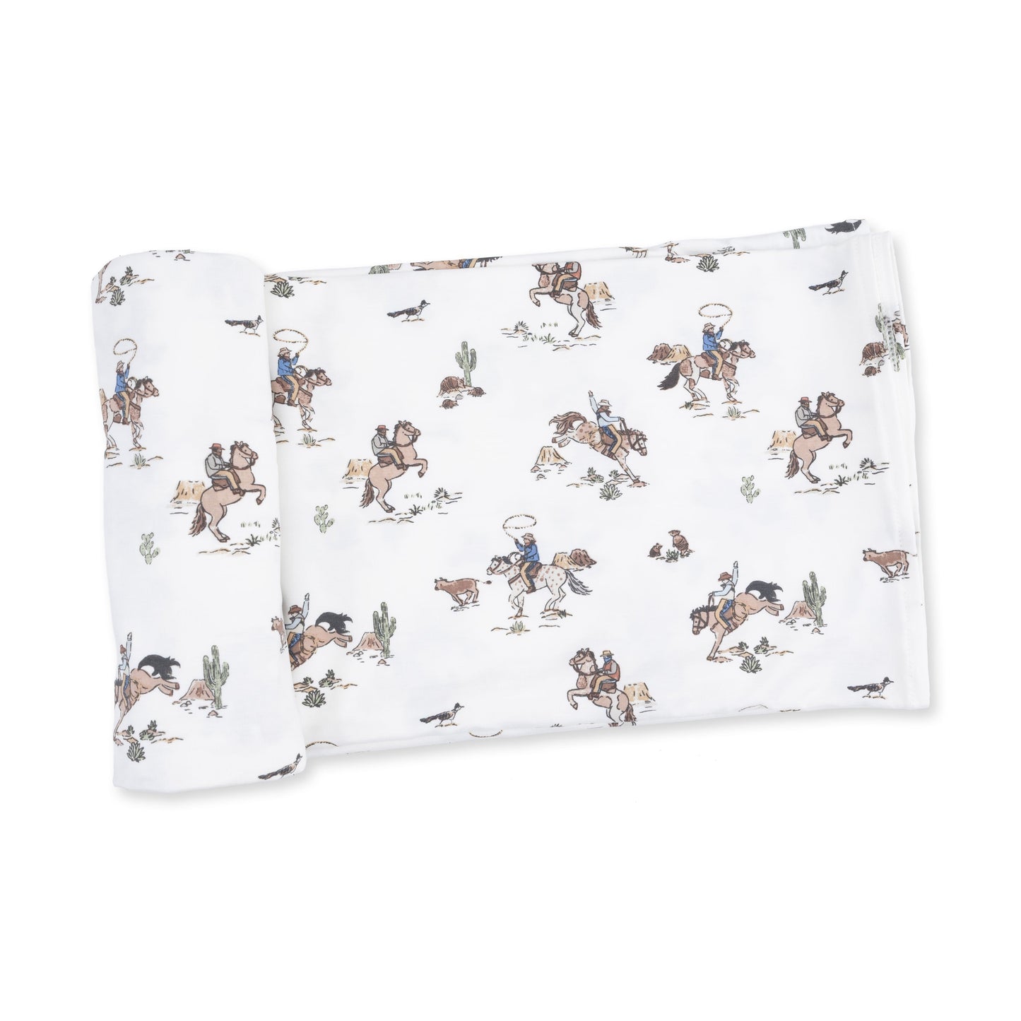Horse Wrangler Swaddle Blanket