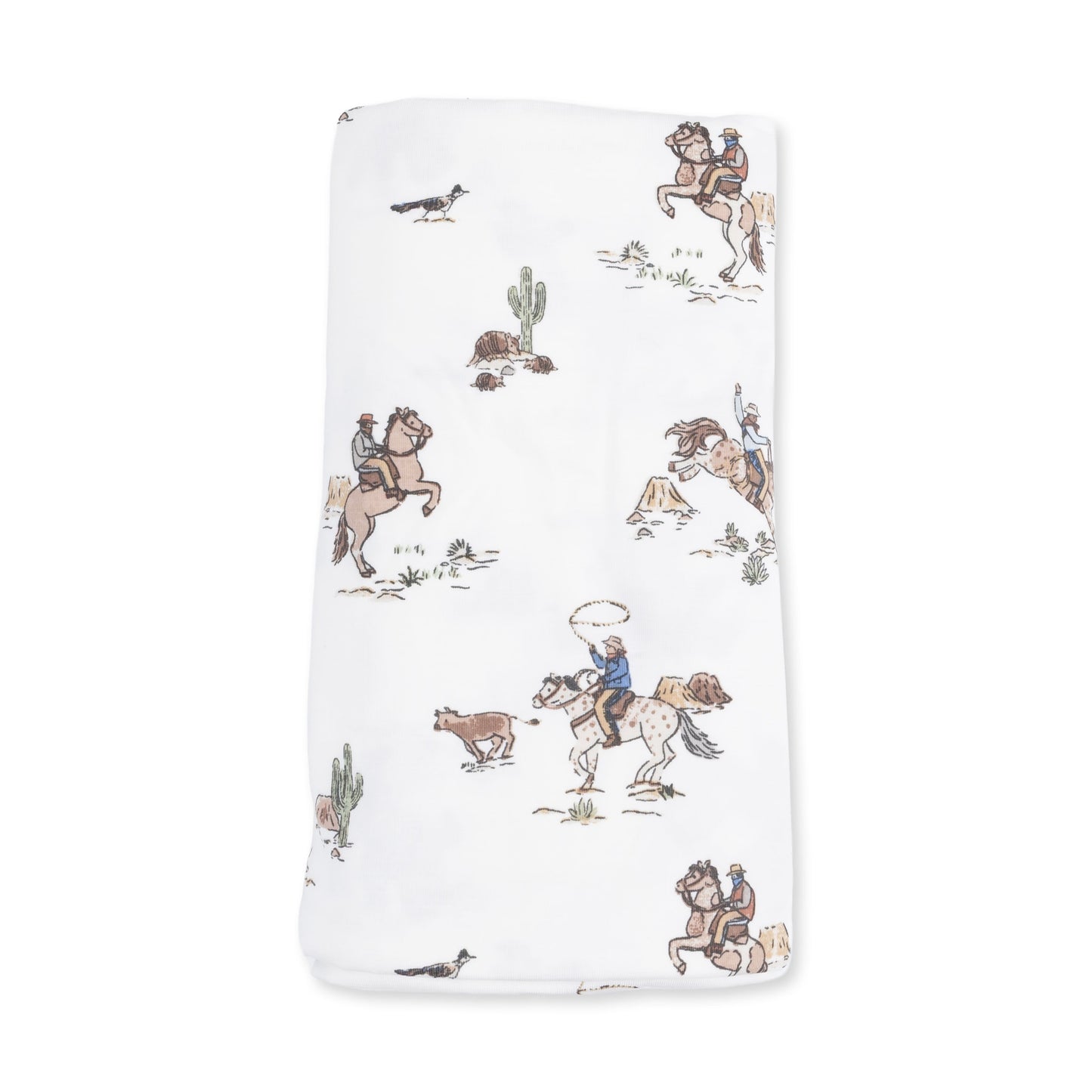 Horse Wrangler Swaddle Blanket