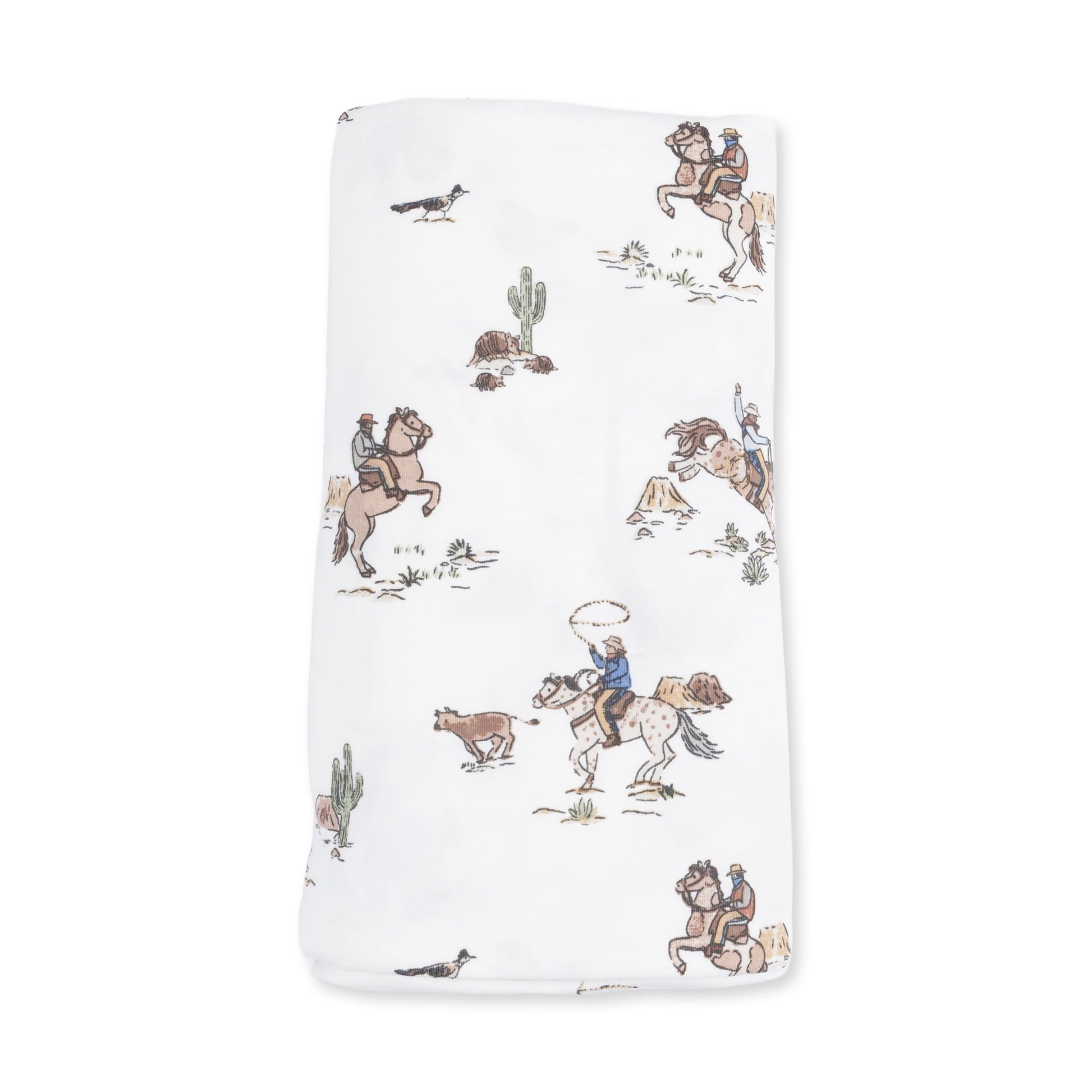 Horse Wrangler Swaddle Blanket