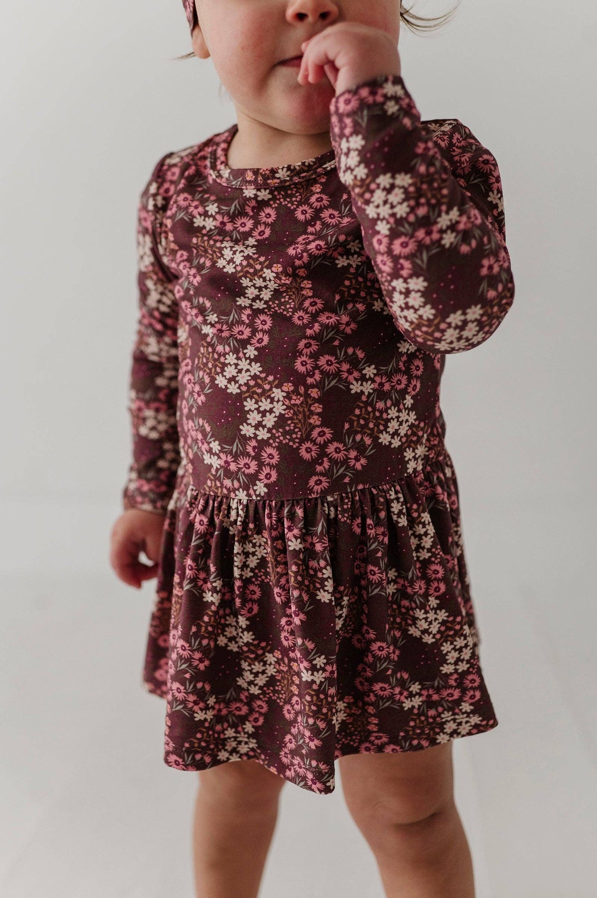 Cluster Garden Floral Bodysuit Dress