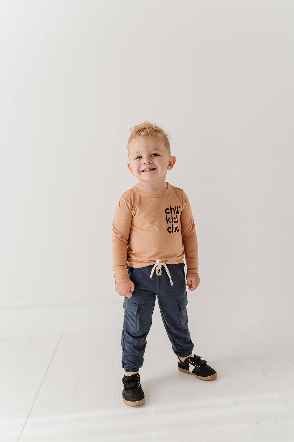 Nightfall Blue Bamboo Cargo Pants