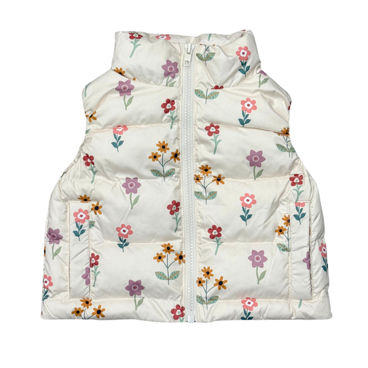 Meadow Bloom Puffer Vest