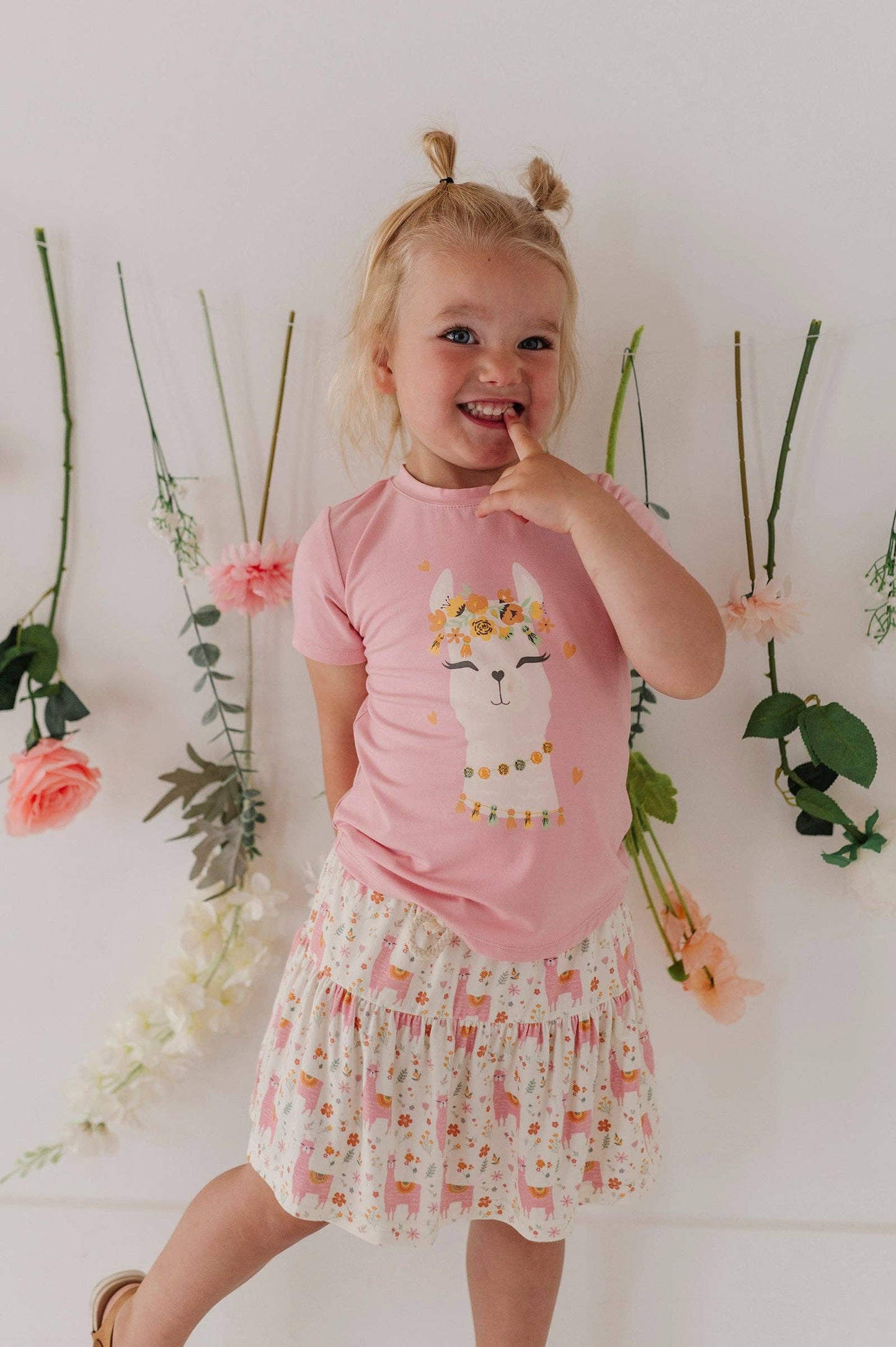 Happy Llama Short Sleeve Tee