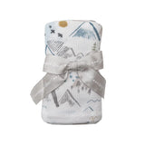 Mountains Swaddle Blanket: Multi Color