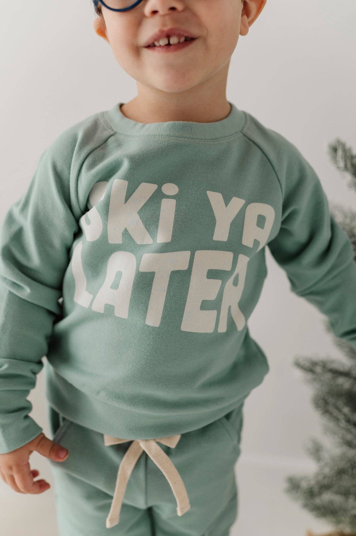 Ski Ya Later Raglan Sweatshirt