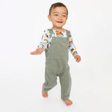 Oil Green Classic Overall Green
