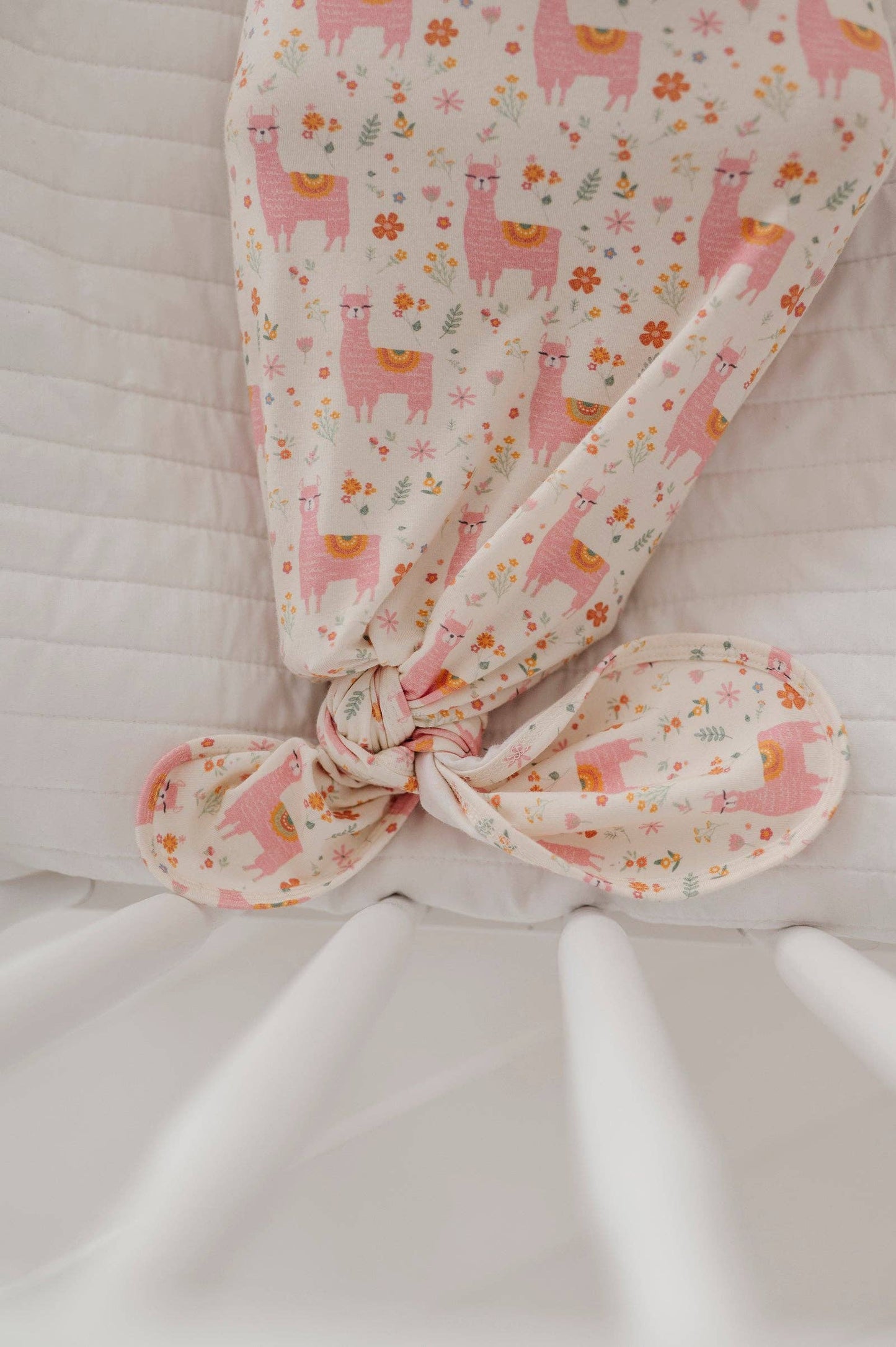 Pink Llamas Bamboo Knotted Sleeper