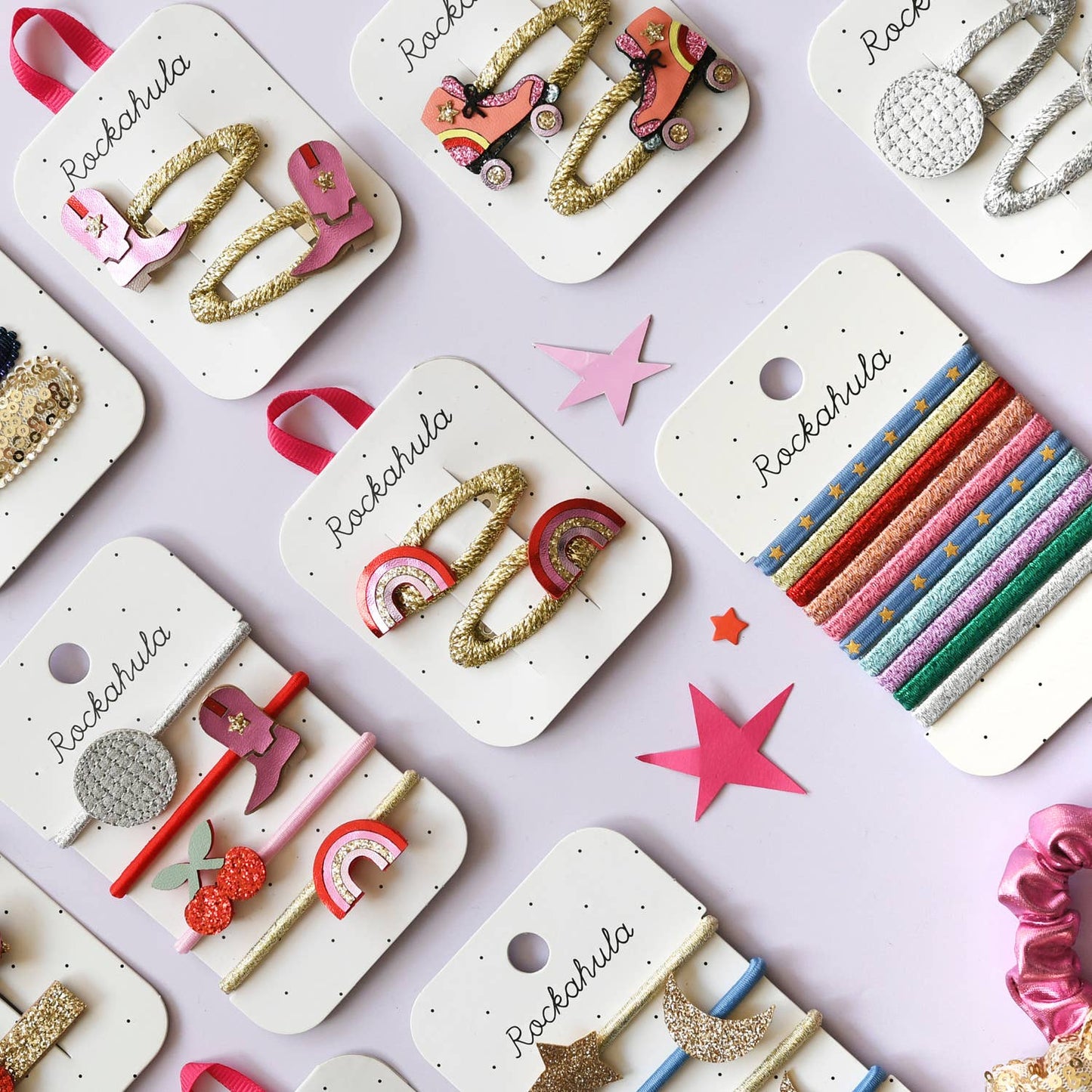 Disco Rainbow Clips