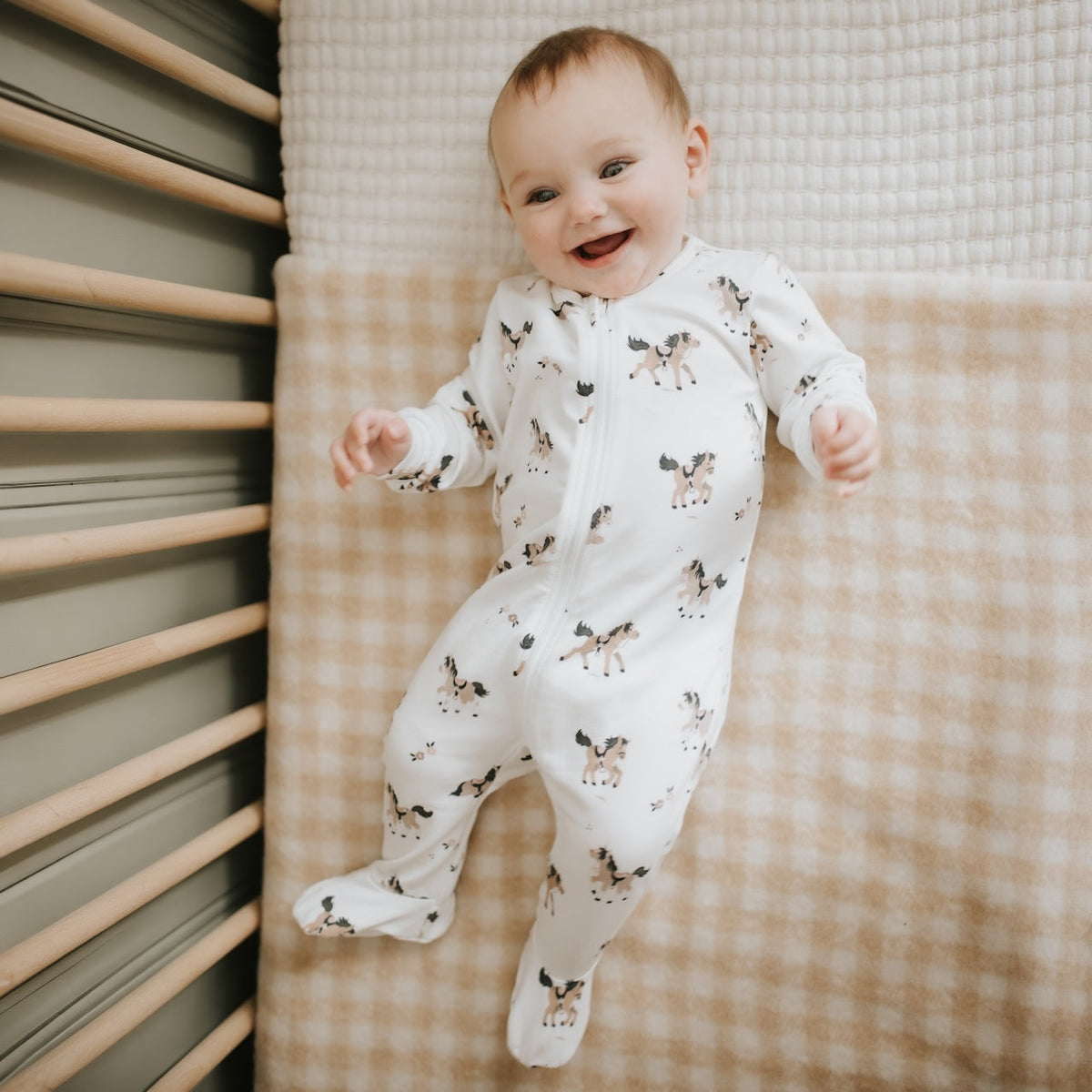 Pony Print on Off-White LunaKnit Sleeper lifestyle